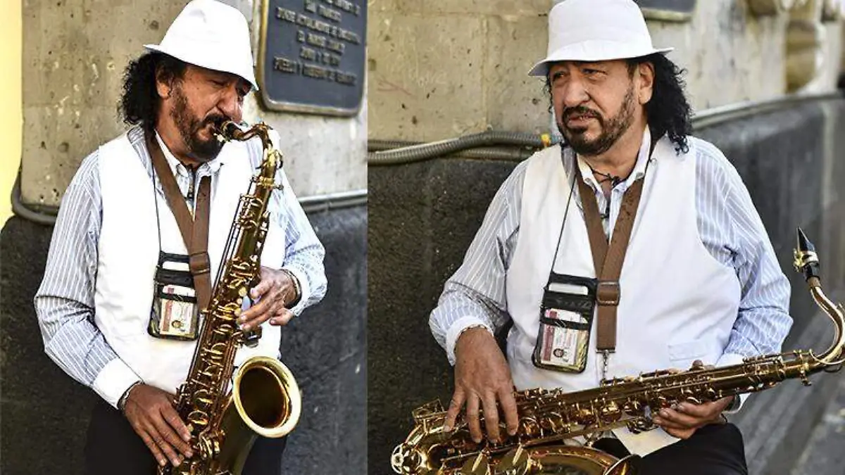 Saxofonista centro Xalapa